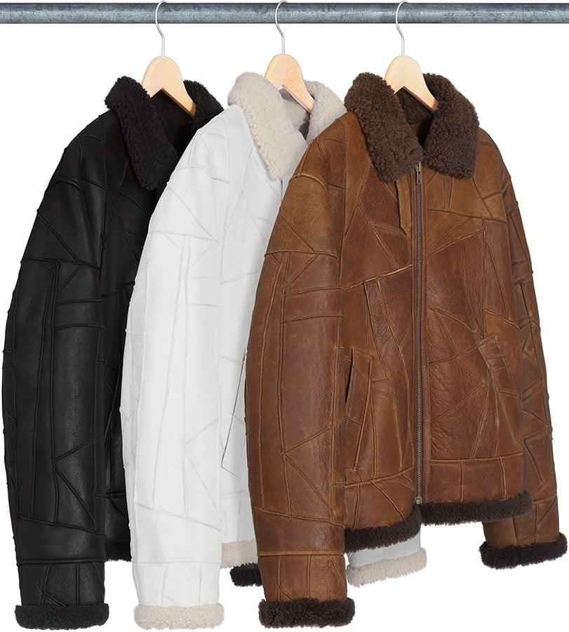 Patchwork Shearling B-3 Jacket